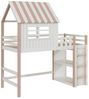STILVORA Kinderbett 90x200 Hochbett mit leiter & Stauraum&,Bettgestell ohne Matratze (mit Lattenrost 90x200 cm), ohne Matratze Bild 4