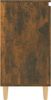 Sideboard, Kommode Räuchereiche 60x35x70 cm Holzwerkstoff j2368p Bild 4
