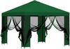 vidaXL Garten Pavillon mit Seitenwänden 3 x 3 m Grün 900365 Bild 4