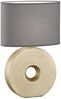 Tischleuchte Eye - Gold matt / Stoffschirm anthrazit - 34x53 cm Bild 4