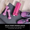 Ninja Thirsti Wasserflasche, Thermobecher to go, 700ml, auslaufsicherer Deckel, für kohlensäurehaltige, heiße & kalte Getränke, dreifach isolierter Travel Mug, Edelstahlflasche, Pink, DW2401EUUKBP Bild 4