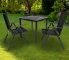 VCM Gartenmöbel-Set Miami 915306 Anthrazit H. 105 x B. 80 x T. 80 cm Bild 4