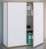 VCM Büroschrank Salia 920789 Weiß H. 110 x B. 100 x T. 33 cm Bild 3