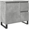 vidaXL Waschbeckenunterschrank Betongrau 65x33x60 cm Holzwerkstoff 857228 Bild 2
