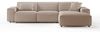 KAWOLA Sofa RANI Ecksofa Cord taupe Recamiere rechts 71 x 189 x 299 cm Bild 3