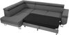 Ecksofa Fonti Cord (Farbe: Poso 29, Seite: Links) Bild 3
