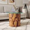Couchtisch, Sofatisch Massivholz Teak Treibholz 60 cm Bild 2