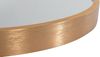 Wandspiegel GDANSK - Metall Gold matt 45x3x45 cm | Runder Spiegel Wand Hängespiegel Schlafzimmer Flur Bild 3