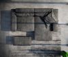 Delife 'Sirpio XL' Ecksofa mit variabler Recamiere, 270x170 cm, Anthrazit, Kunstleder, mit Hocker Bild 4