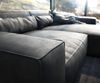 Delife 'Sirpio XL' Ecksofa mit variabler Recamiere, 270x170 cm, Anthrazit, Kunstleder, mit Hocker Bild 5