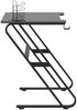 vidaXL Gaming-Schreibtisch mit ZZ-Gestell Schwarz und Rot 90x60x75 cm 325410 Bild 5