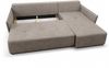 AX LIVING Ecksofa Damascus Hellbraun mit Schlaffunktion Bettkasten Schlafsofa 212 cm rechts Bild 4