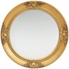 vidaXL Wandspiegel im Barock-Stil 50 cm Golden 320345 Bild 5