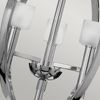 Elstead Lighting QN-MONDO3 QUINTIESSE Kronleuchter Mondo G9 3W LED 3000K Stahl, Chrom poliert; Glas satiniert weiß H:51. 1cm Ø45. 7cm dimmbar höhenverstellbar Bild 3