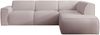 Selsey 'Bouvi' Ecksofa mit seitlicher Rückenlehne an der Ottomane, rechts, beige, Bouclé Bild 5