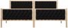 vidaXL Bettrahmen Schwarz 200 x 200 cm Massives Kiefernholz 3394270 Bild 5