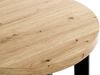 Beistelltisch >54465< in eiche, schwarz, MDF, Metall - 46x50cm (HxD) Bild 5