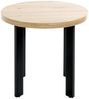 Beistelltisch >54465< in eiche, schwarz, MDF, Metall - 46x50cm (HxD) Bild 3