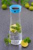 Glaskaraffe 1 Liter blau Bild 2