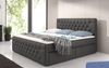 Boxspringbett Sognare mit Stauraum 160x200 Grau H3 (70-100kg) Bild 2