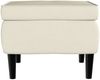 vidaXL Hocker mit Holzbeinen Creme Samt [329445] Bild 3