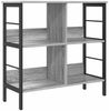 vidaXL Bücherregal Graues Sonoma 82 x 32 x 79 cm Holzwerkstoff 883997 Bild 2