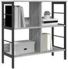 vidaXL Bücherregal Graues Sonoma 82 x 32 x 79 cm Holzwerkstoff 883997 Bild 3