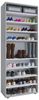 VCM Schuhschrank Lona 917835 Grau H. 183 x B. 70 x T. 37 cm Bild 3