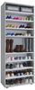 VCM Schuhschrank Lona 917835 Grau H. 183 x B. 70 x T. 37 cm Bild 5