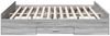 vidaXL Bettgestell mit Schubladen Grau Sonoma 200x200cm Holzwerkstoff 3280270 Bild 5