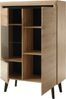 INOSIGN Vitrine Torge, Hochschrank, Glasvitrine, Standvitrine, Vitrinenschrank (1-St) in drei verschiedenen Farben verfügbar, Glastür & -boden, 90 cm breit Bild 4