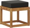 vidaXL Outdoor Hocker Bank Massivholz Akazie Natur 900662 Bild 2