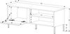 AX LIVING Lowboard TV Mikasso – 120cm Breite Modern in Eiche/Schwarz Bild 2