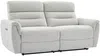 Vente-unique - BREVIO Sofa and armchair set Stoff Grau - B 91 cm x H 101 cm x L 90 cm193 cm Bild 4