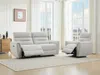 Vente-unique - BREVIO Sofa and armchair set Stoff Grau - B 91 cm x H 101 cm x L 90 cm193 cm Bild 2