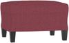 vidaXL Sessel mit Hocker Weinrot 60 cm Stoff 3201149 Bild 5