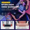 GTPLAYER Gaming Stuhl, Gamer Stuhl, Ergonomischer Bürostuhl COMHOMA Serie mit Fußstütze verstellbare Lenden und Kopfkissen, Gaming Chair Gepolstert, Gaming Sessel 150kg Belastbarkeit weiß Bild 4