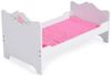Moni Puppenbett PH12B019 aus Holz, Maße 48 x 32 x 30 cm, Kissen und Unterlage weiß Bild 4
