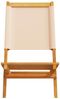 vidaXL Gartenstühle 2 Stk. Beige Massivholz Akazie & Stoff 367693 Bild 5