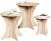 vidaXL Couchtisch 3 pcs Natur 873568 Bild 3