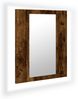 vidaXL LED-Spiegelschrank Räuchereiche 40x12x45 cm Holzwerkstoff 822833 Bild 2