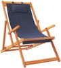 vidaXL Strandstühle 2 Stk. Klappbar Blau Stoff 3214481 Bild 3