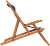 vidaXL Strandstühle 2 Stk. Klappbar Blau Stoff 3214481 Bild 5