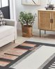 Teppich Baumwolle mehrfarbig 140x200 cm abstraktes Muster Kurzflor KAKINADA Bild 3