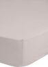 Good Morning Spannbettlaken, Light sand, 180x200 cm, 100% Baumwolle Bild 5