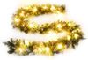 vidaXL Weihnachtsgirlande mit LED-Lichtern Grün 5,2 m PVC 345170 Bild 2