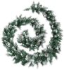 vidaXL Weihnachtsgirlande mit LED-Lichtern Grün 5,2 m PVC 345170 Bild 3