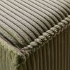 Ecksofa Ottomane links Cord Velours 266x150x80 grün FINN Bild 5
