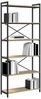 vidaXL Bücherregal Sonoma-Eiche 80 x 30 x 189,5 cm Holzwerkstoff 868408 Bild 3