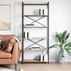 vidaXL Bücherregal Sonoma-Eiche 80 x 30 x 189,5 cm Holzwerkstoff 868408 Bild 4